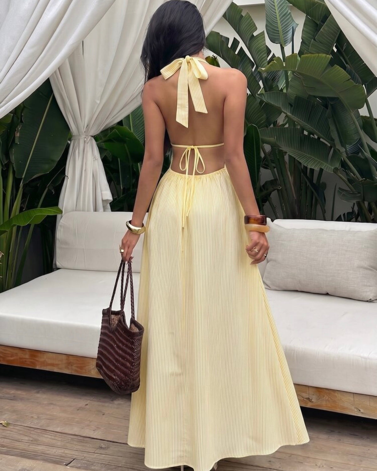 Vestido amarillo sunnichc
