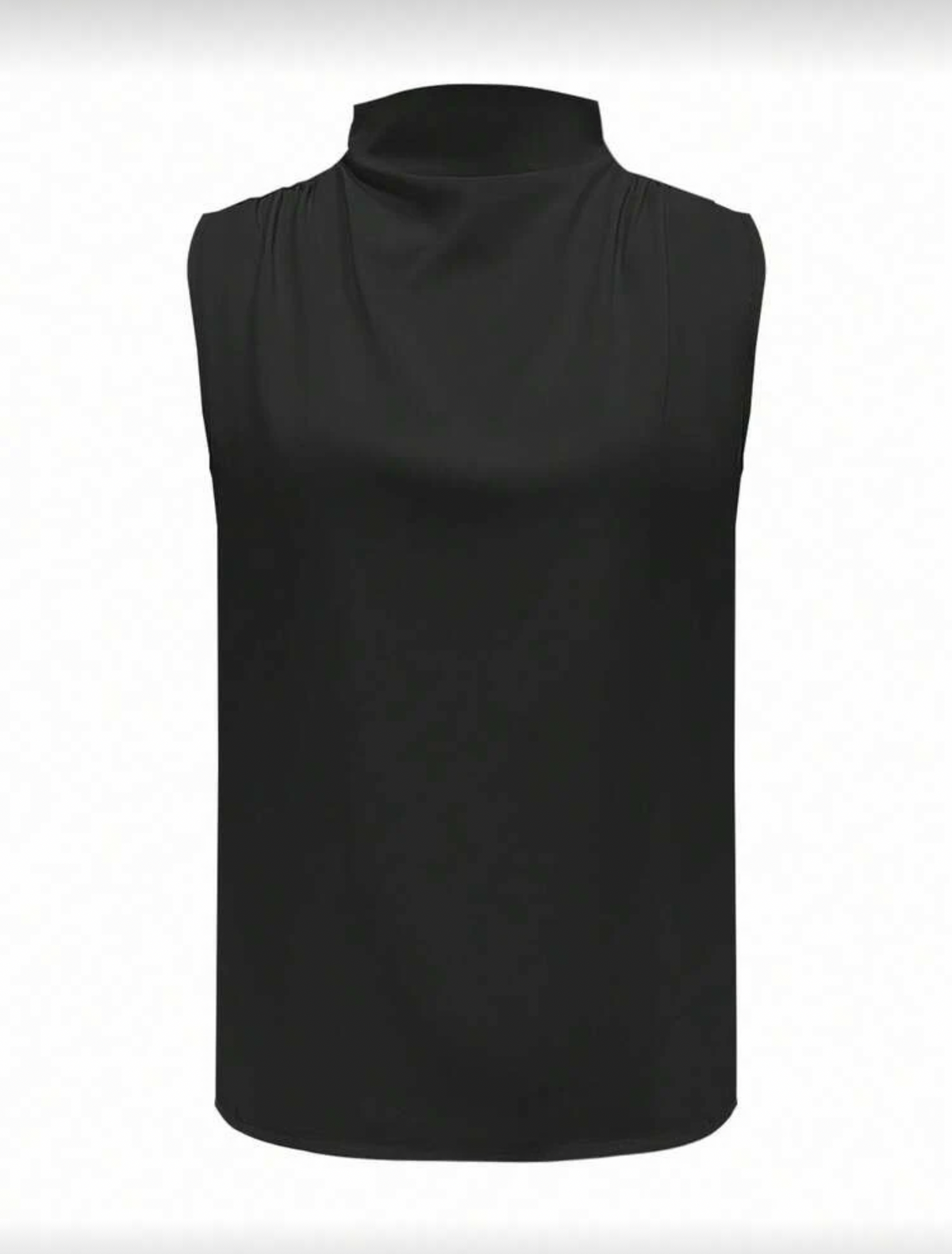 Blusa elegante cuello alto