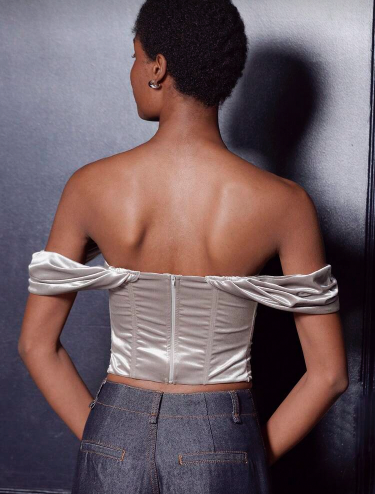Corset gris