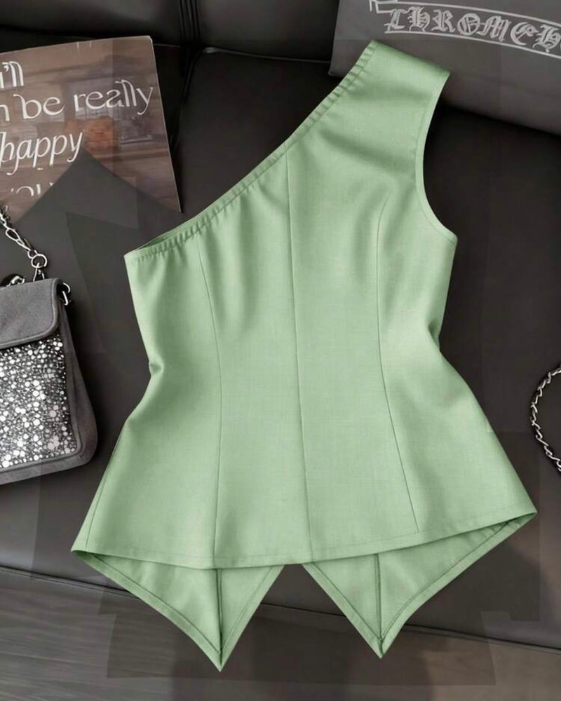 Blusa una manga curvy