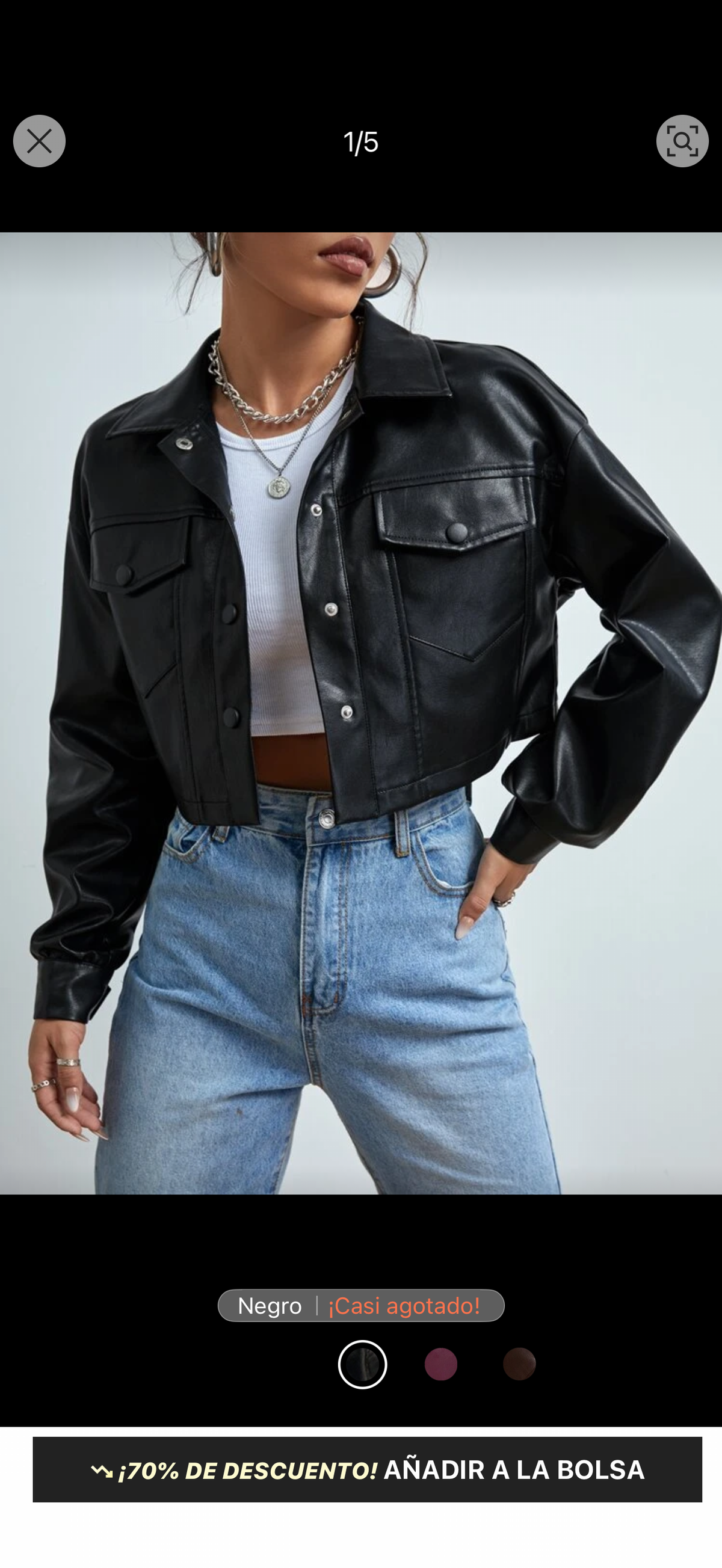 Jacket de cuerina