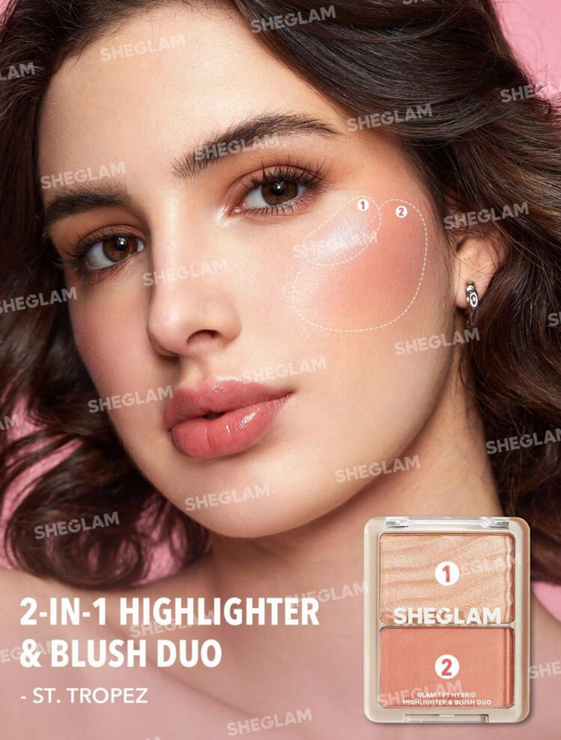 2 en 1 HIGHLIGHTER AND BLUSH SHEGLAM