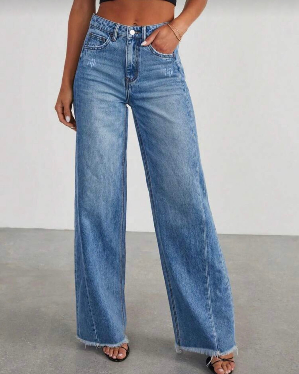 Jeans pierna ancha