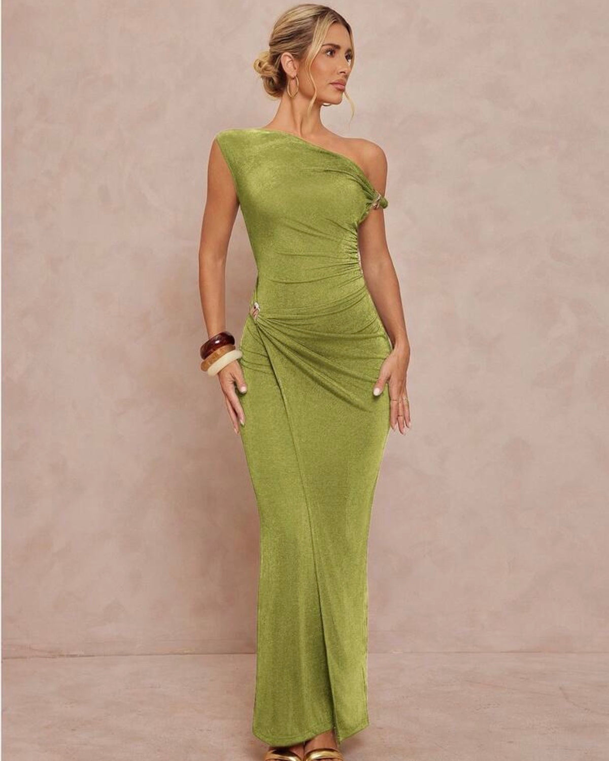 Vestido verde elegante