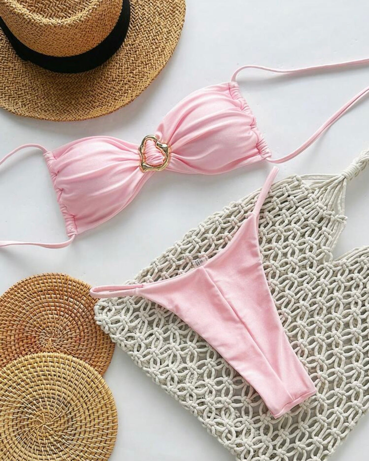 Traje de baño rosa