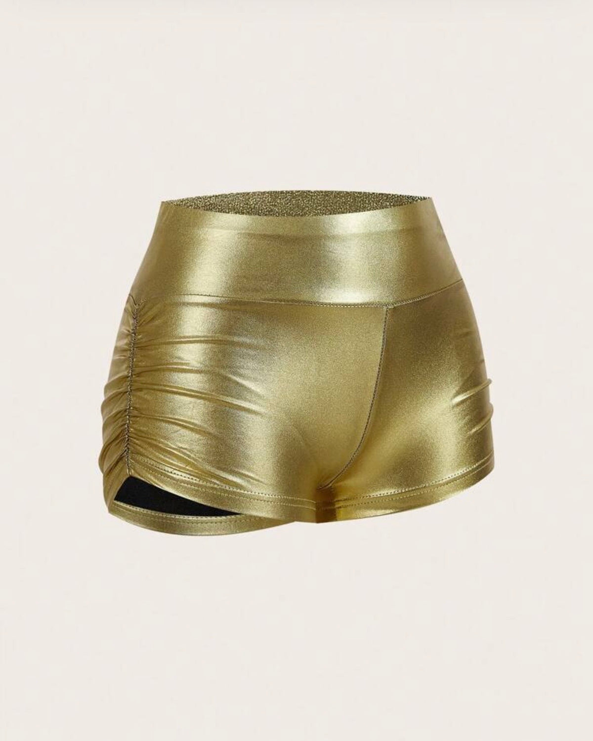 Short dorado tipo leggins