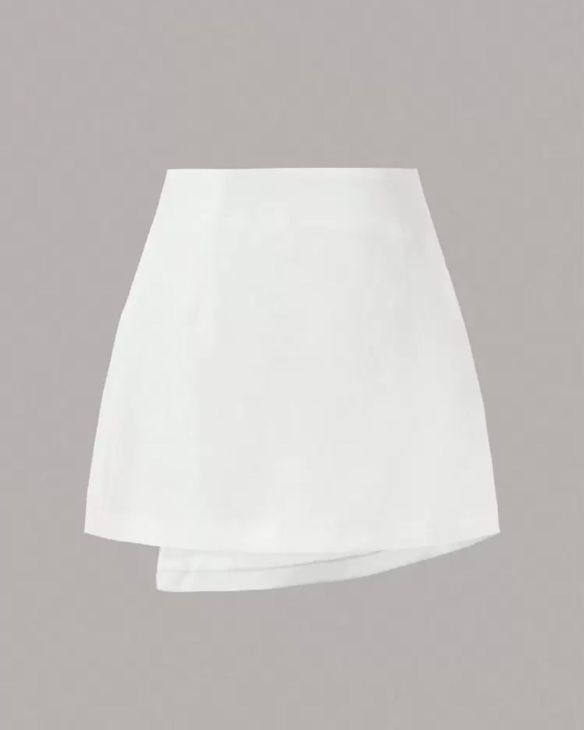 Short enagua blanca