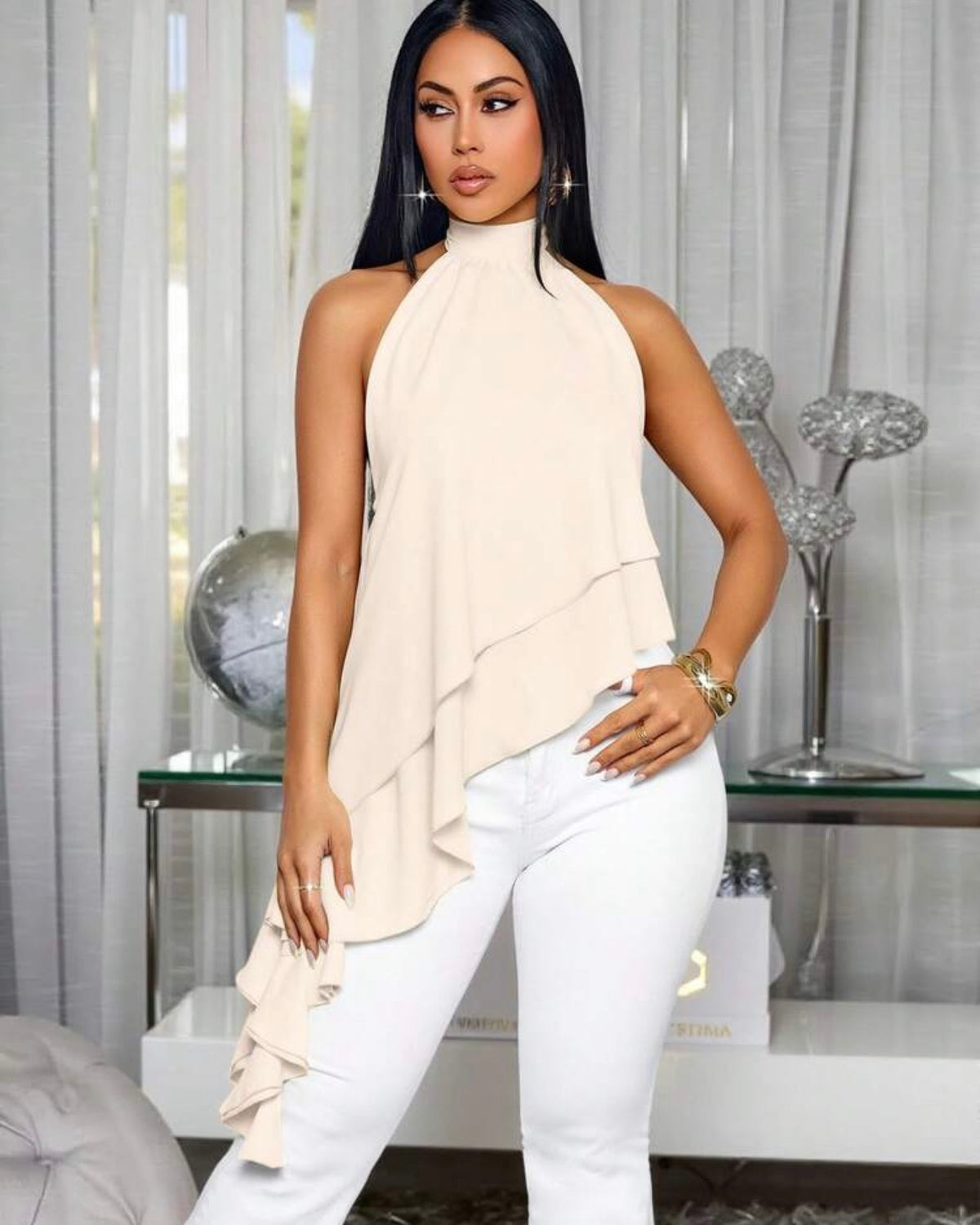 Blusa albaricoque