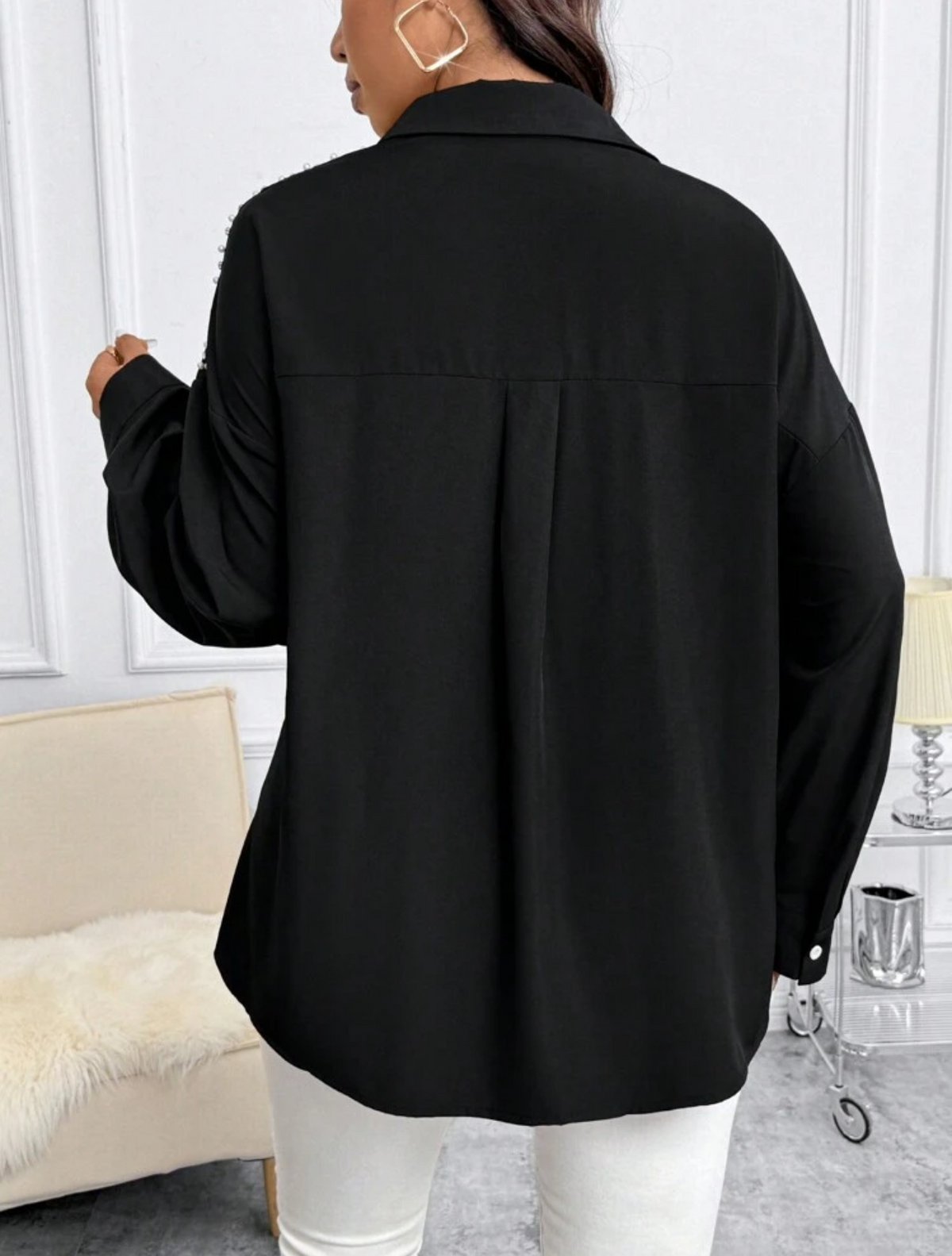 Camisa de botones curvy