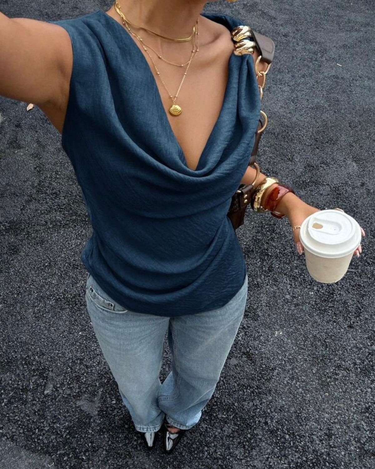 Blusa azul