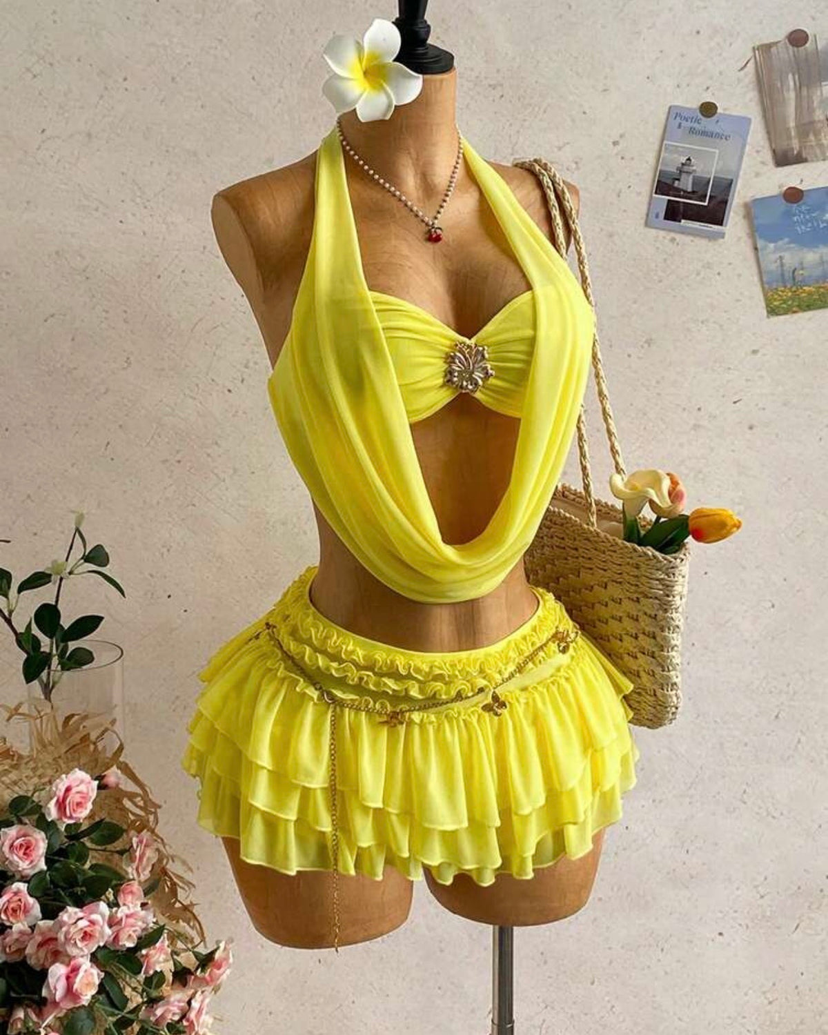 Conjunto amarillo soleia