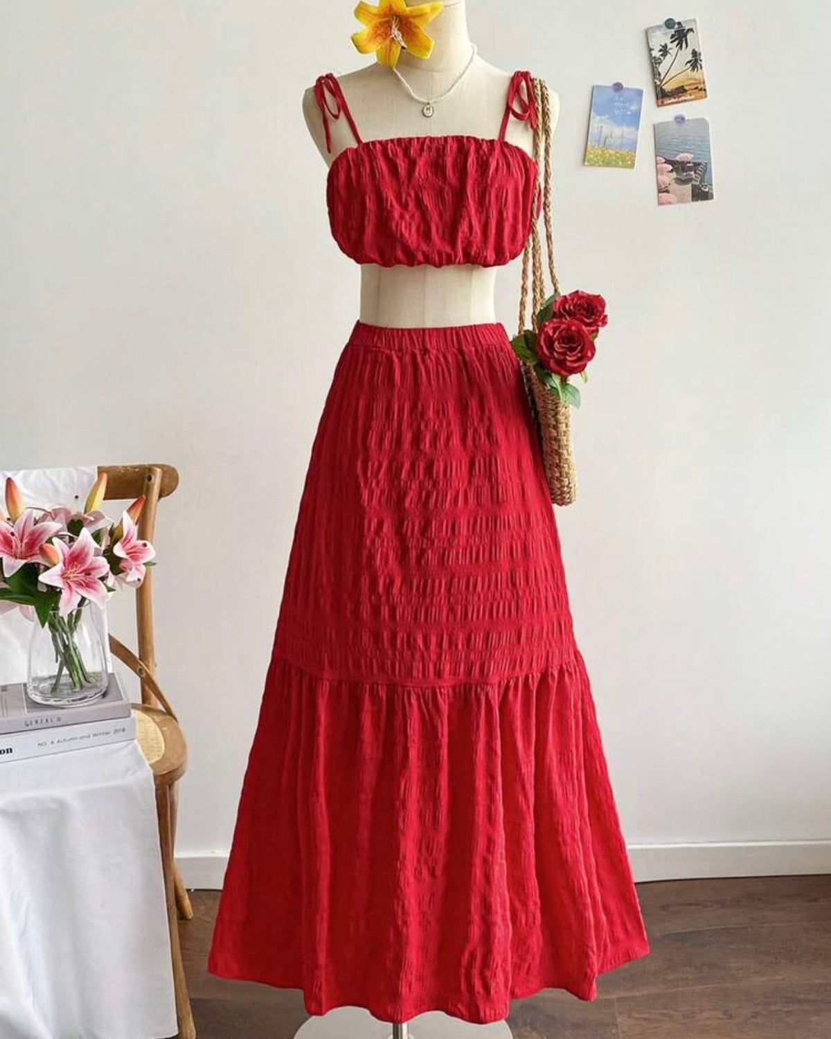 Conjunto rojo