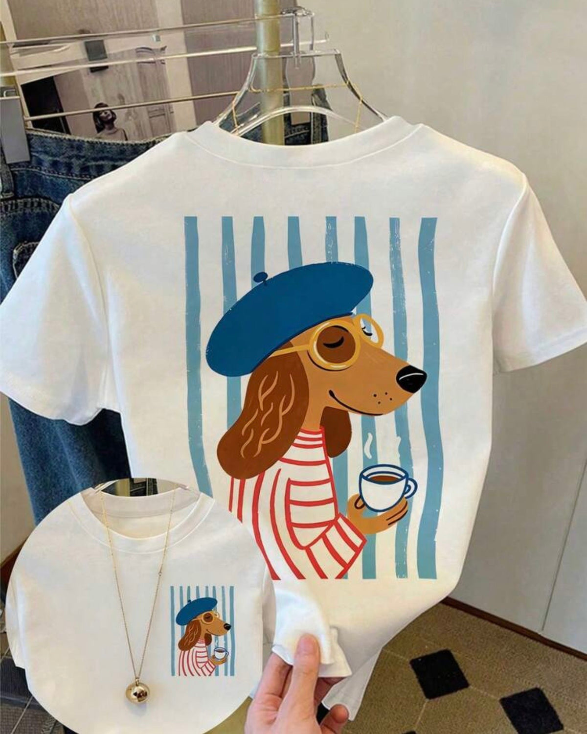 Camisa con estampado