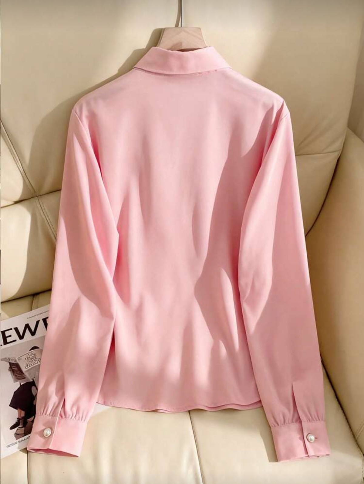 Blusa rosa elegante