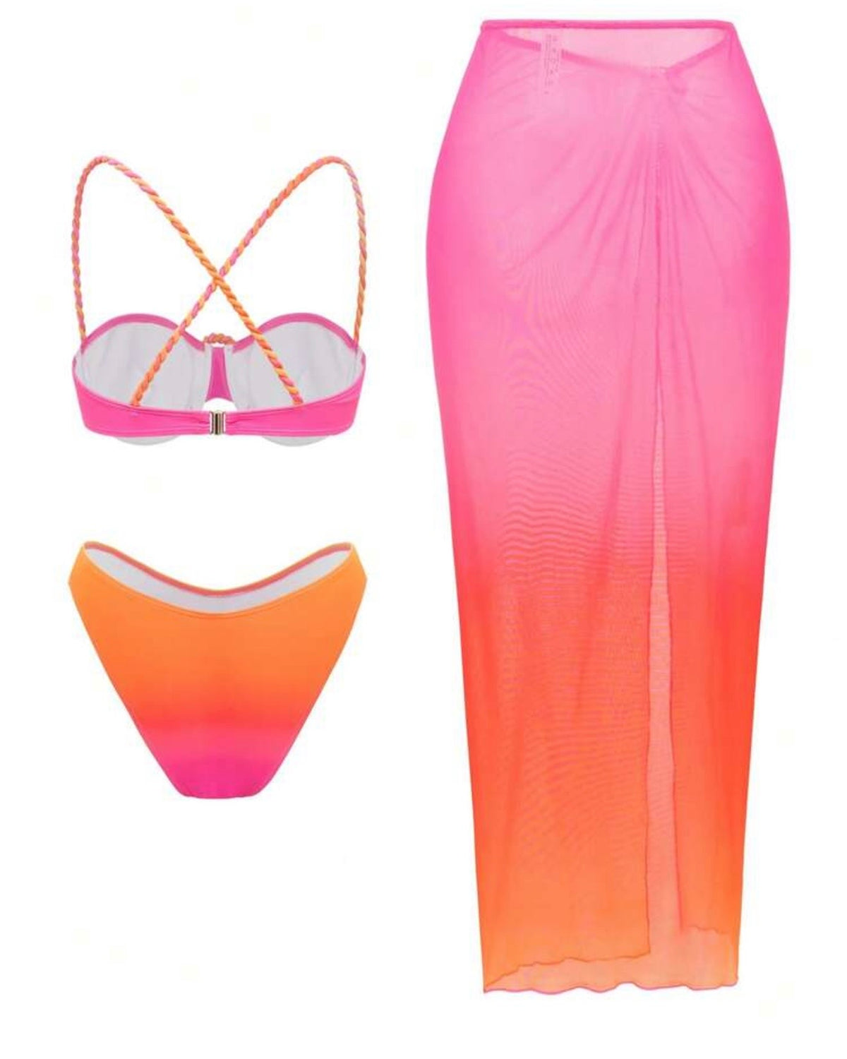Conjunto de tres trajes de baño
