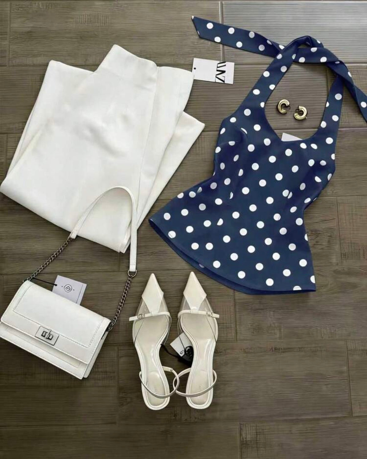 Conjunto palazo más blusa
