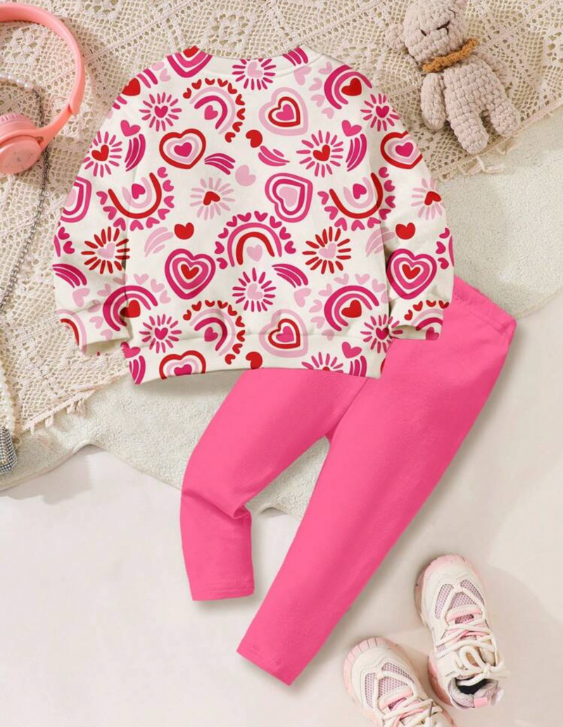 Conjunto rosa de bebé
