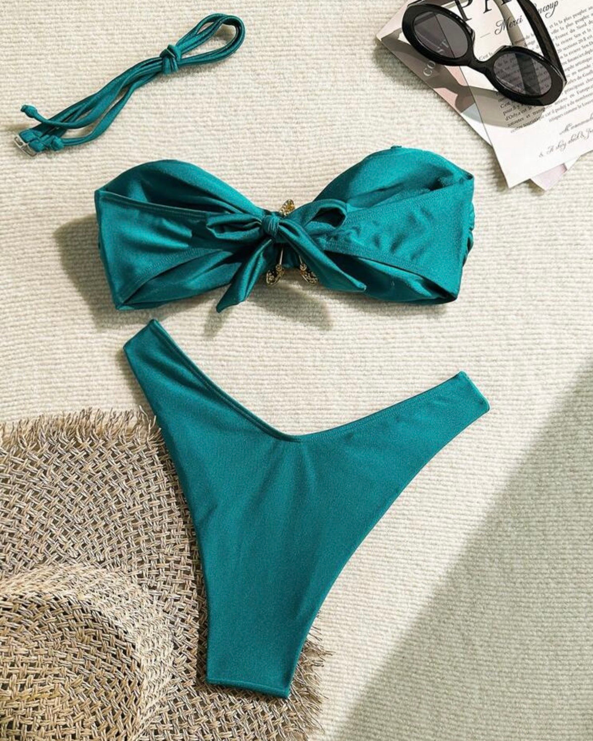 Traje de baño verde
