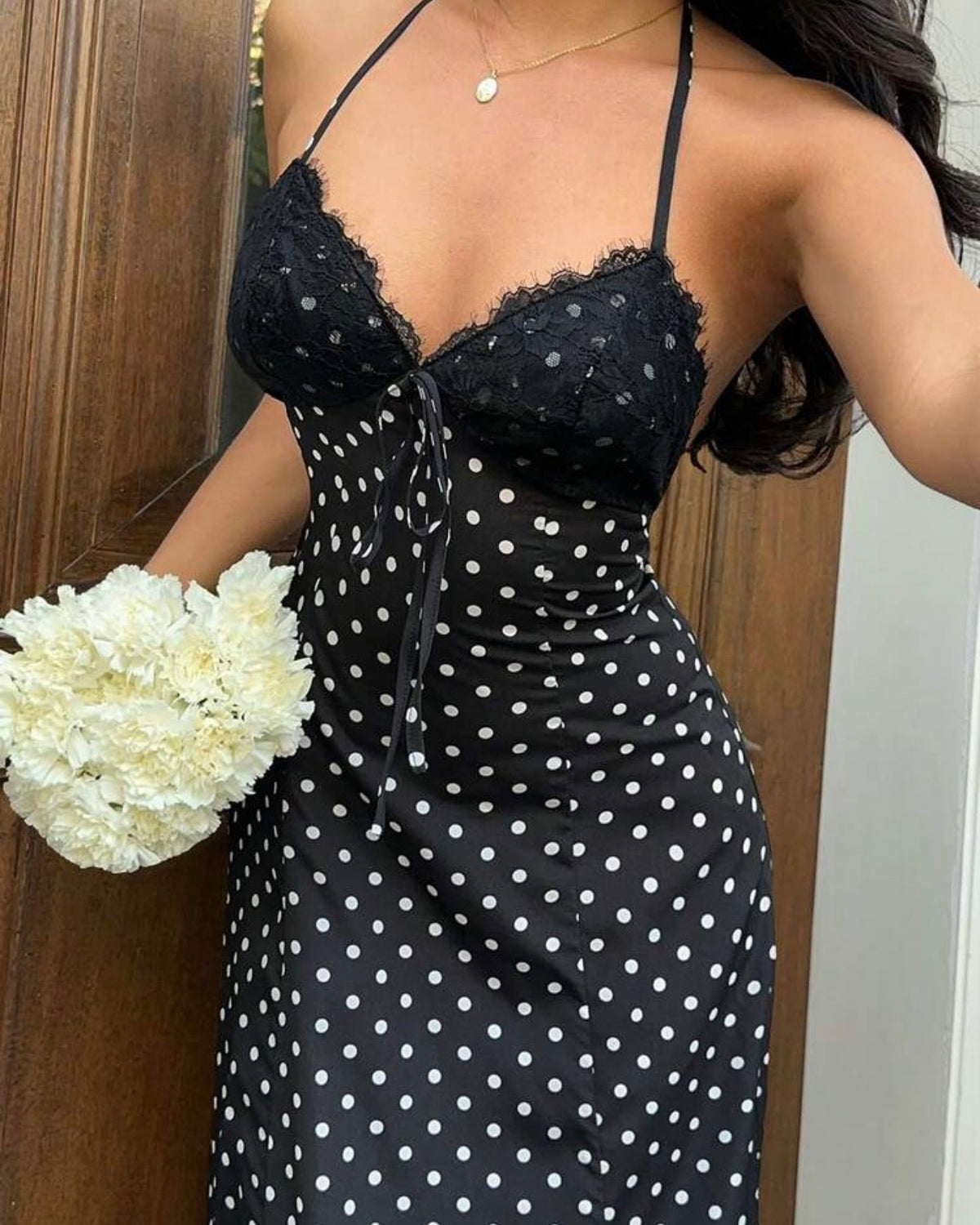 Vestido de puntos