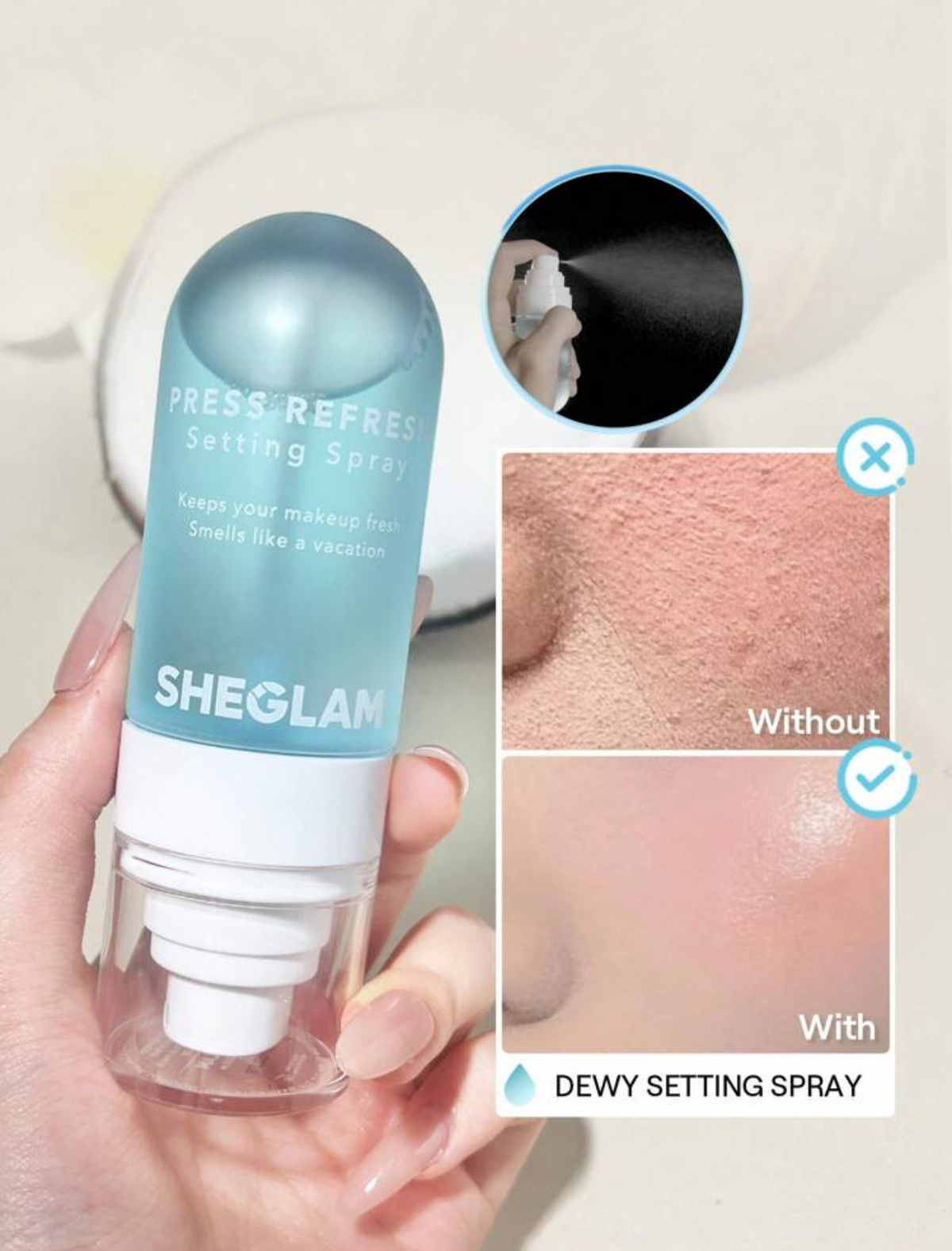 Setting spray