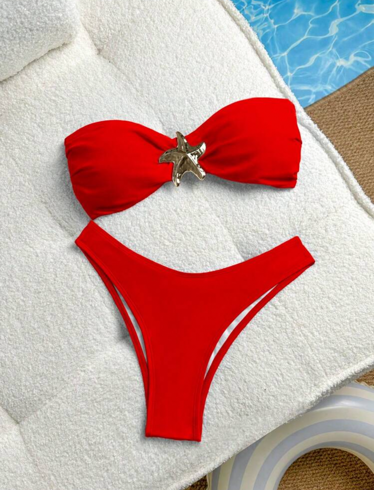 Traje de baño rojo