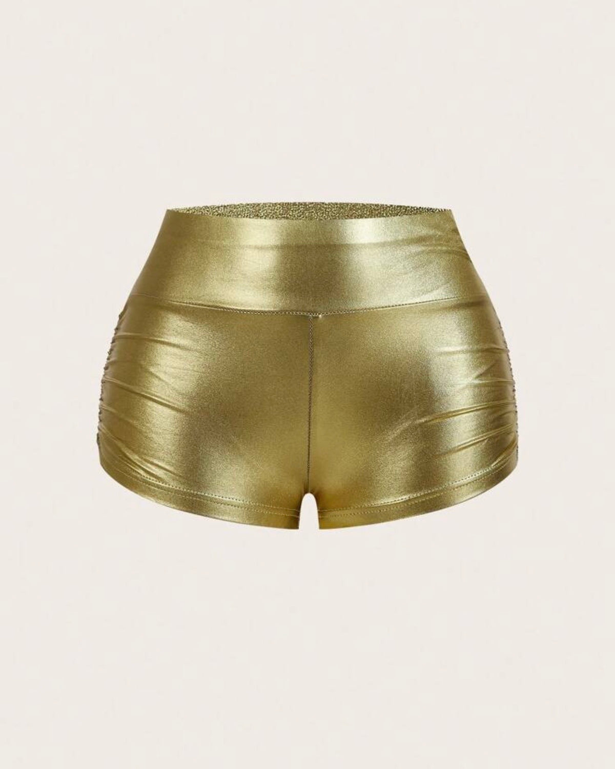 Short dorado tipo leggins