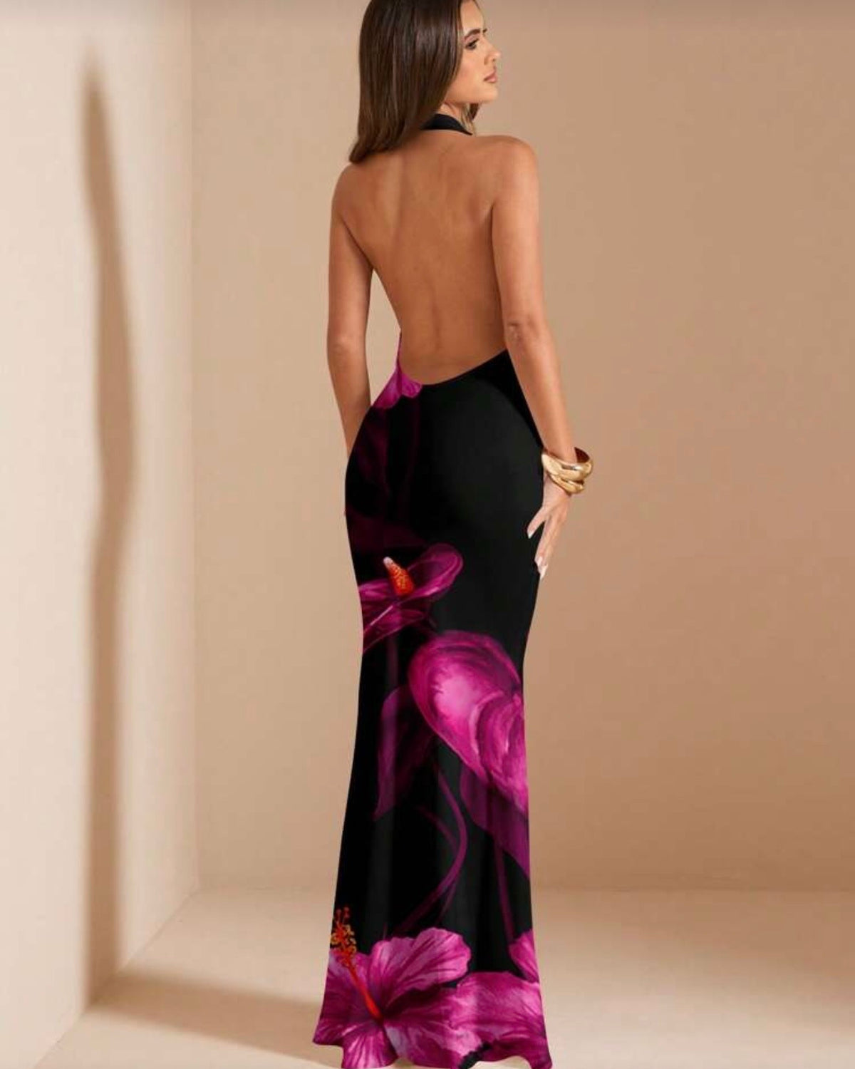 Vestido con flores
