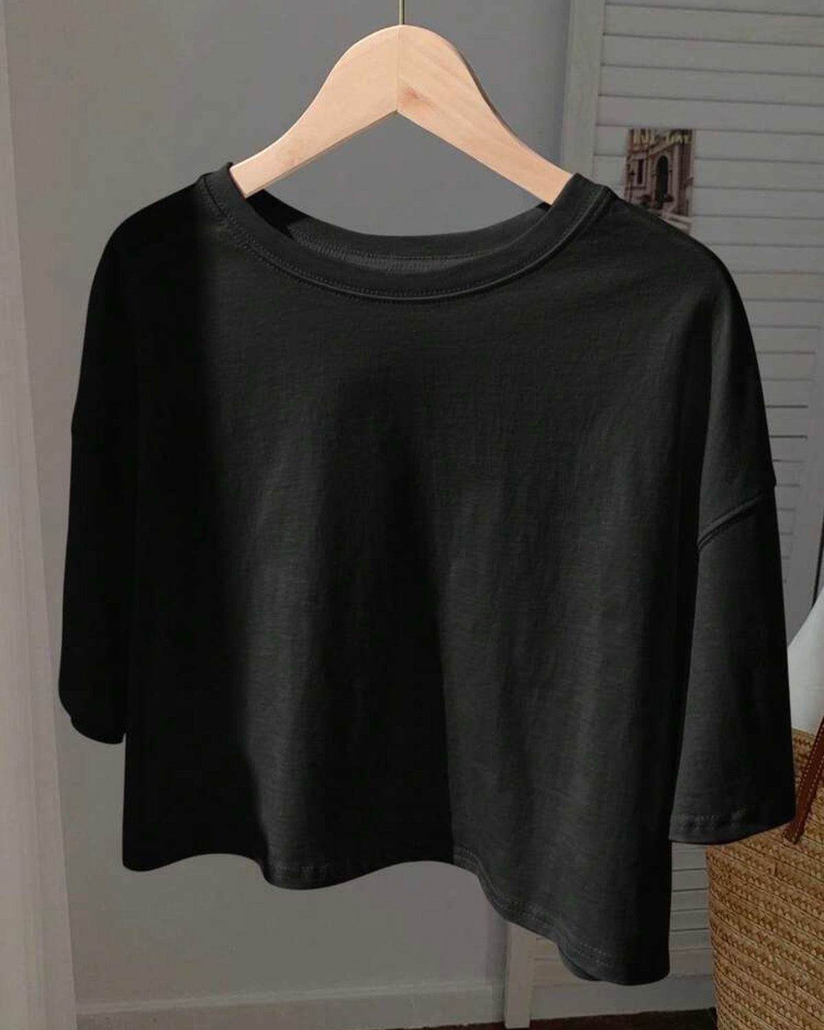 Camisa comfort negra