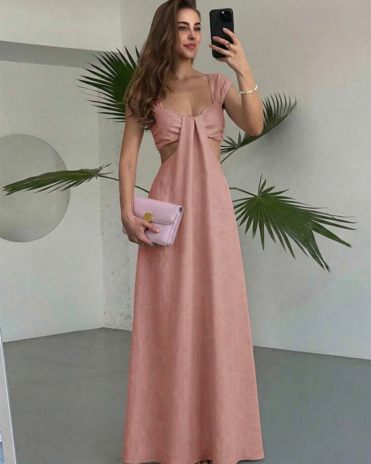 Vestido palo rosa