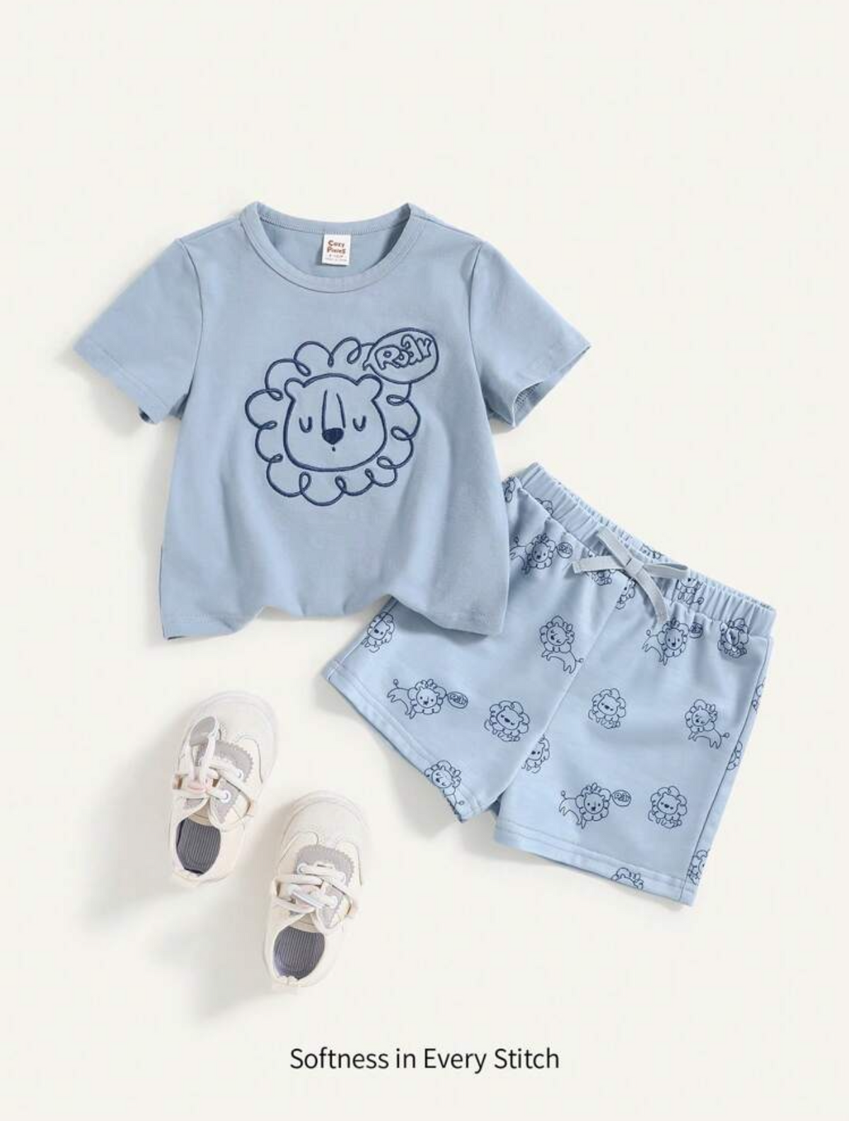 Conjunto celeste de bebé