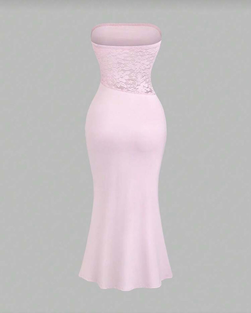 Vestido con encaje
