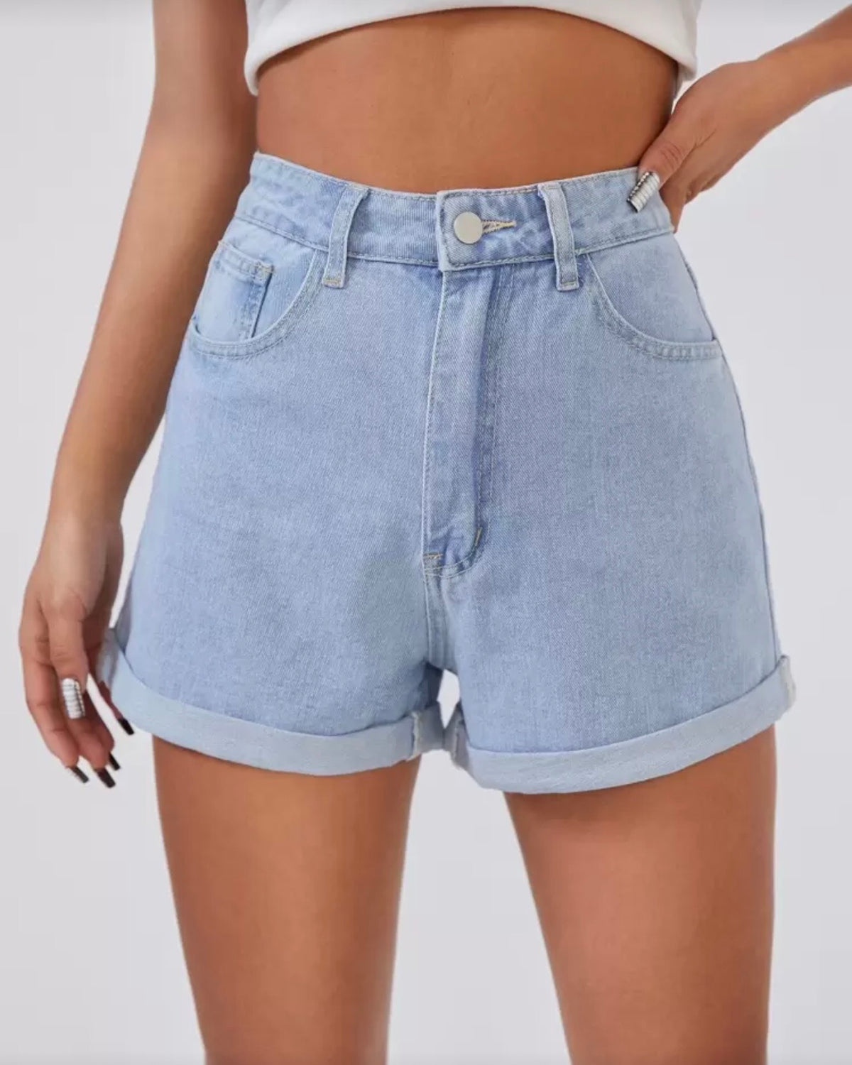 Short de mezclilla