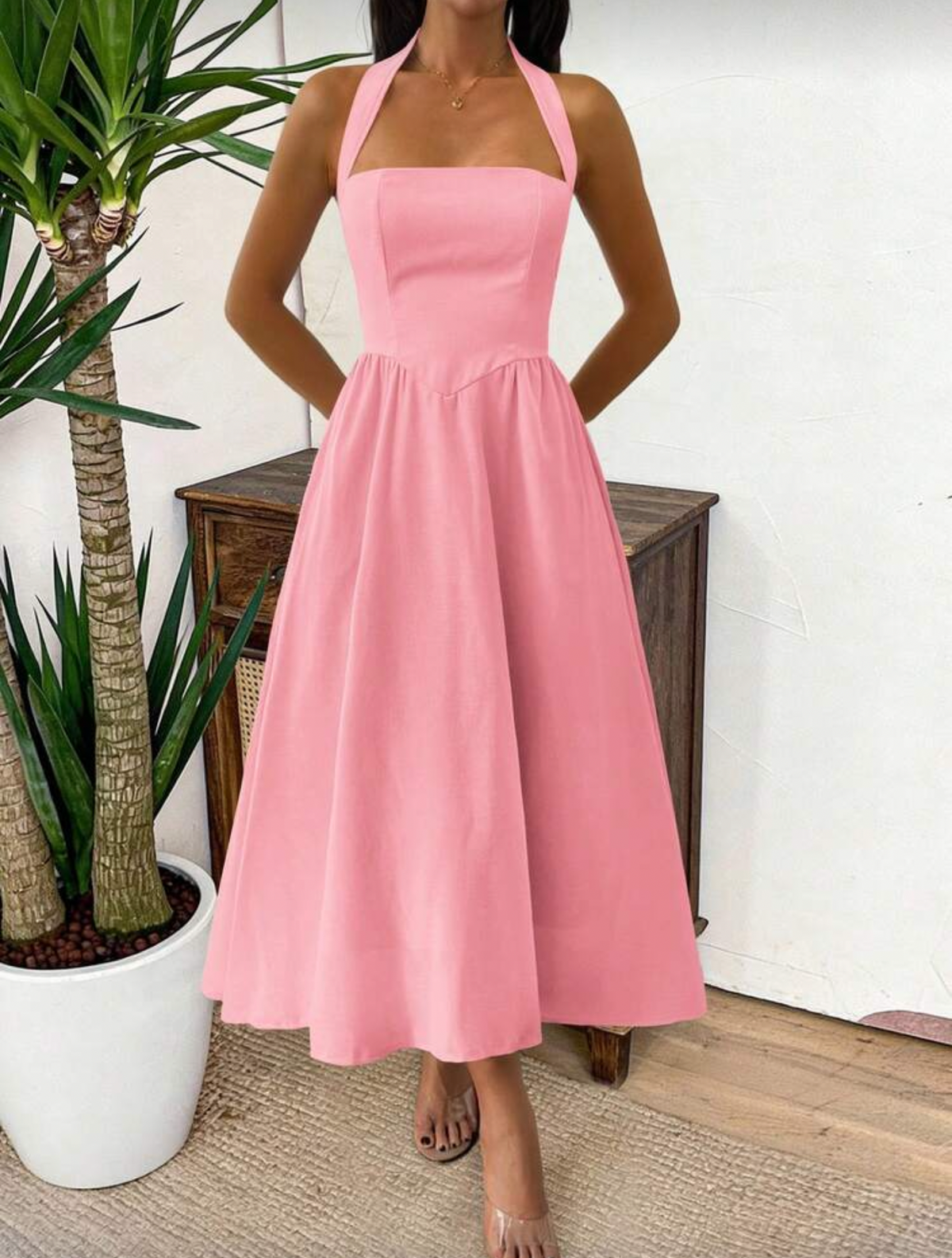 Vestido rosa