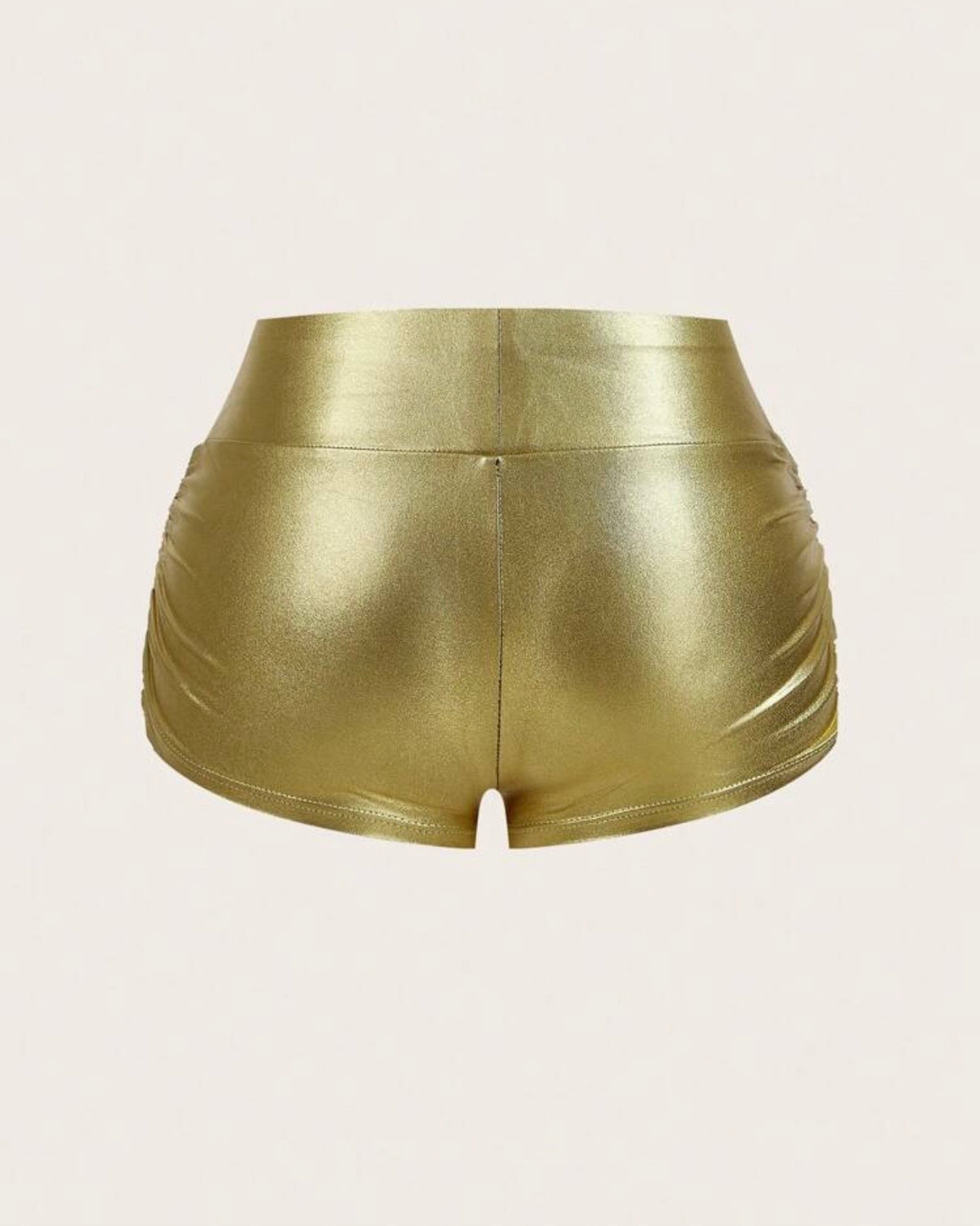 Short dorado tipo leggins
