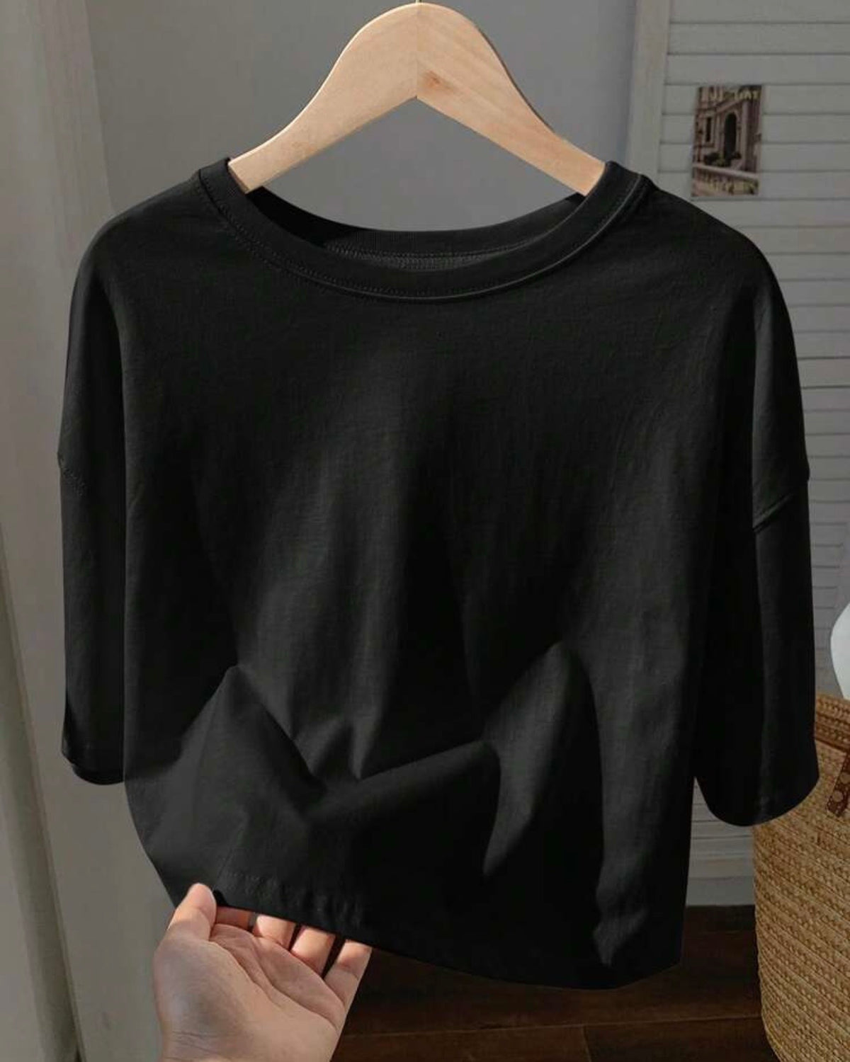 Camisa comfort negra