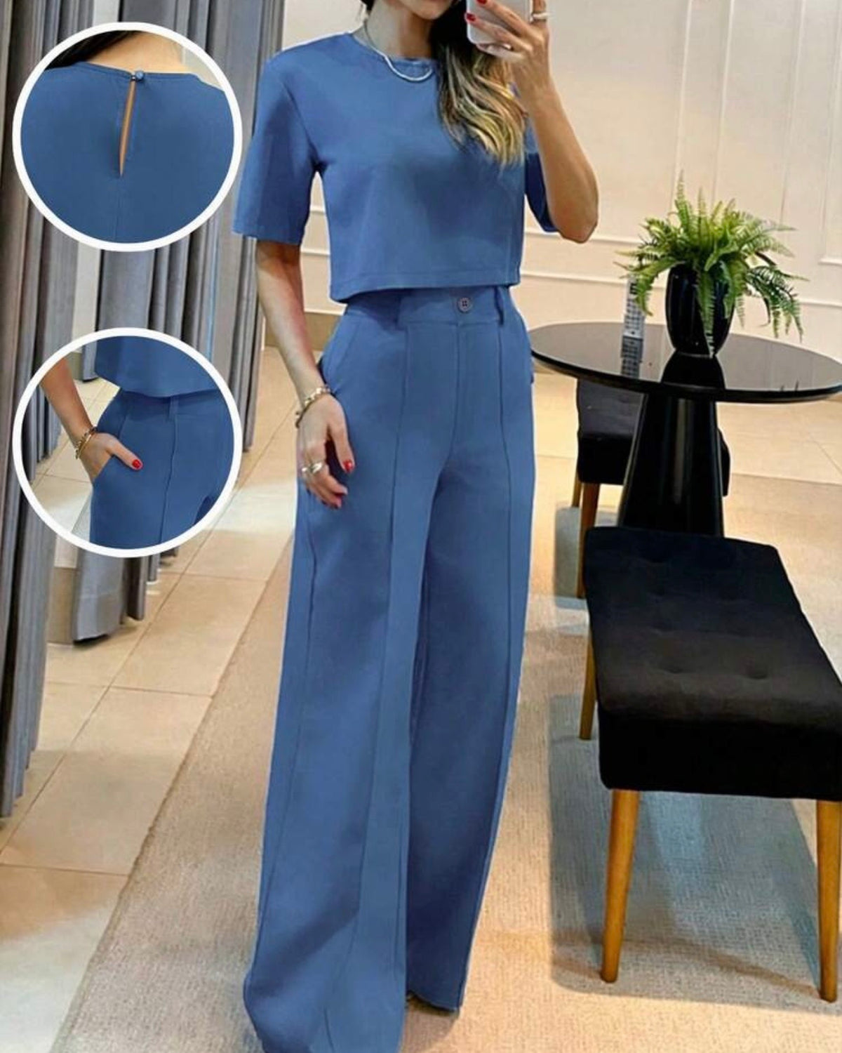 Conjunto azul