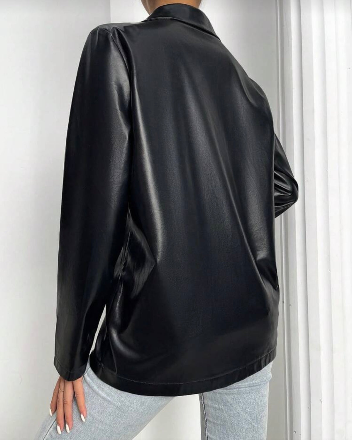 Blazer de cuerina