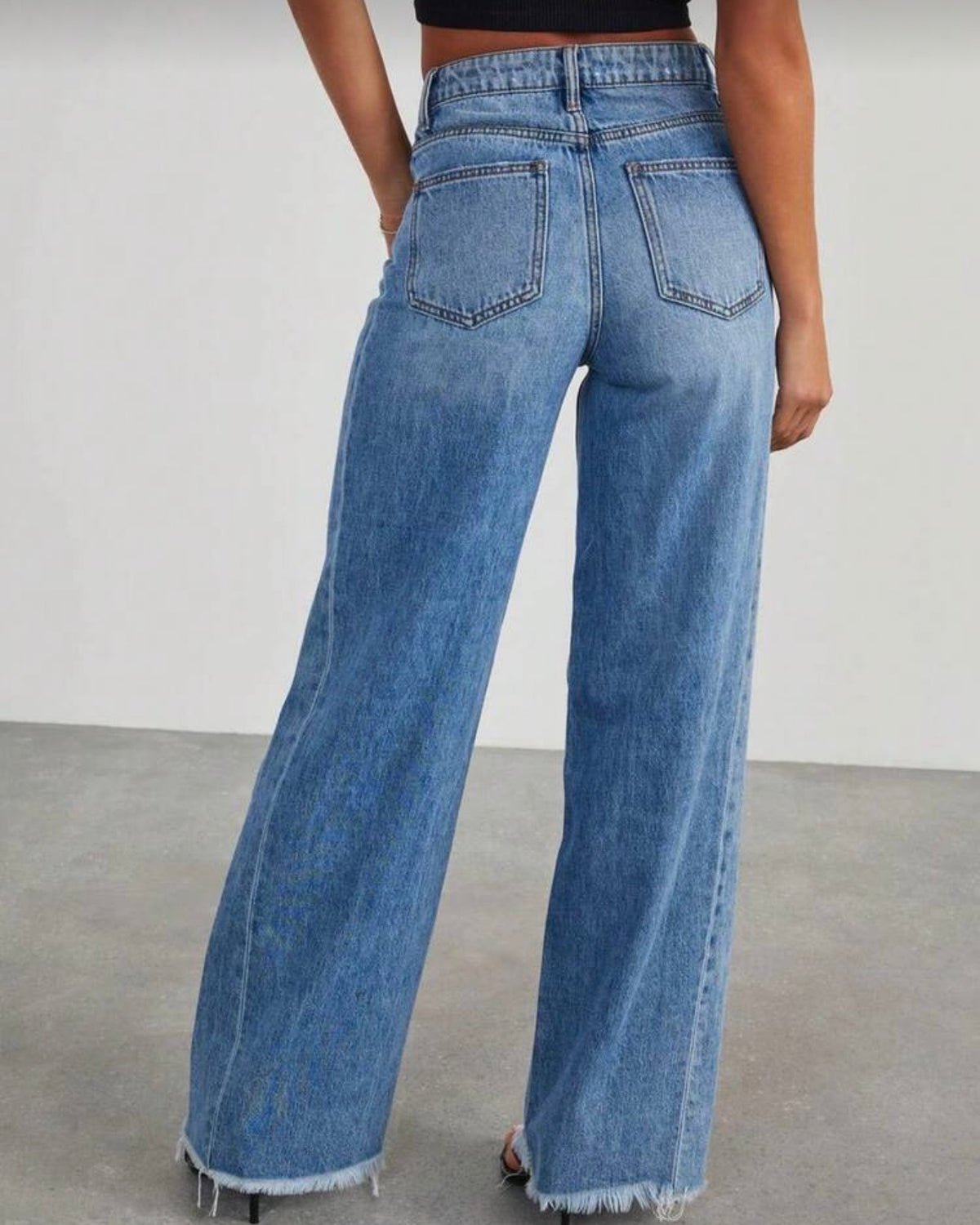 Jeans pierna ancha