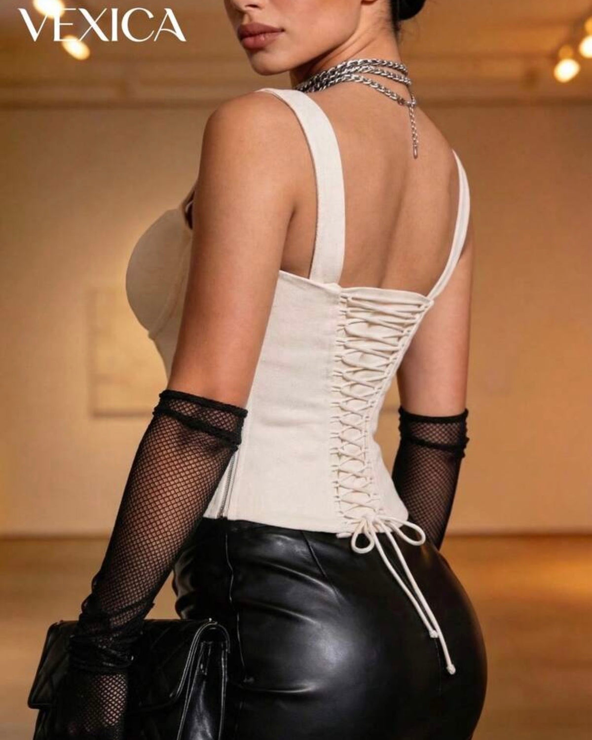 Corset albaricoque