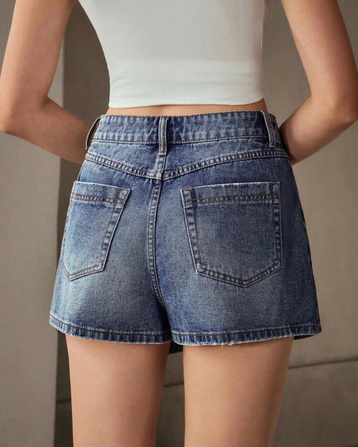 Short enagua de mezclilla