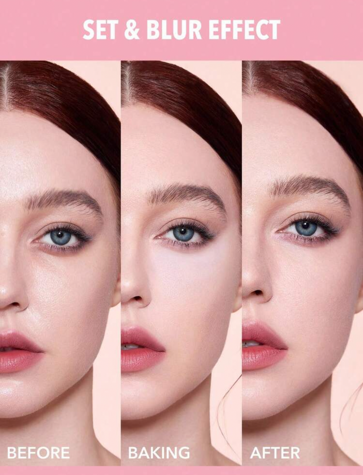 Dúo de polvos fijadores para rostro y contorno de ojos