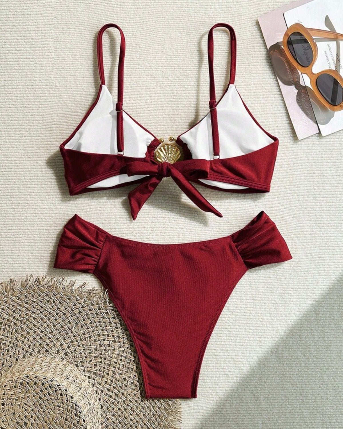 Traje de baño rojo