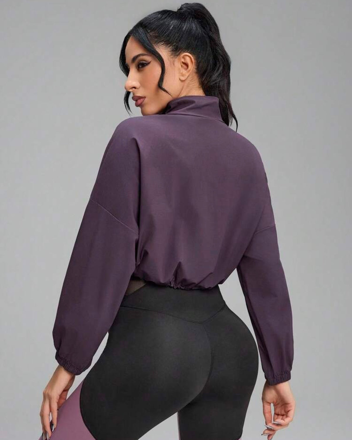 Chaqueta morada
