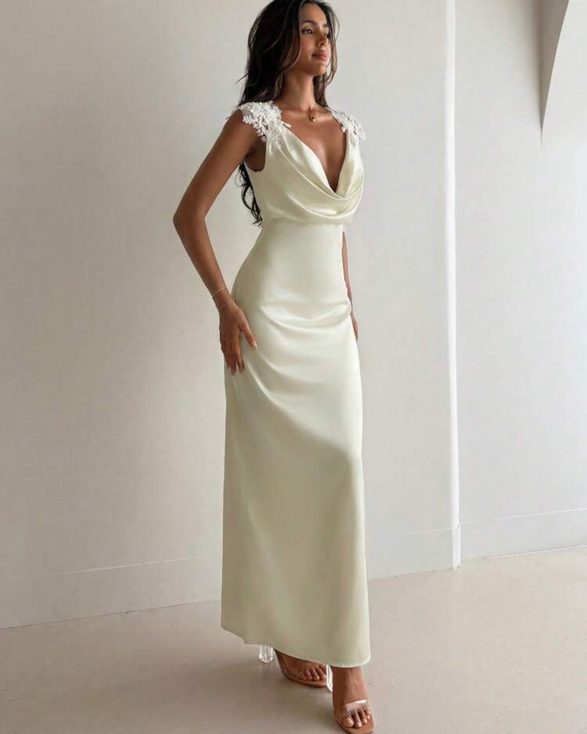 Vestido satinado