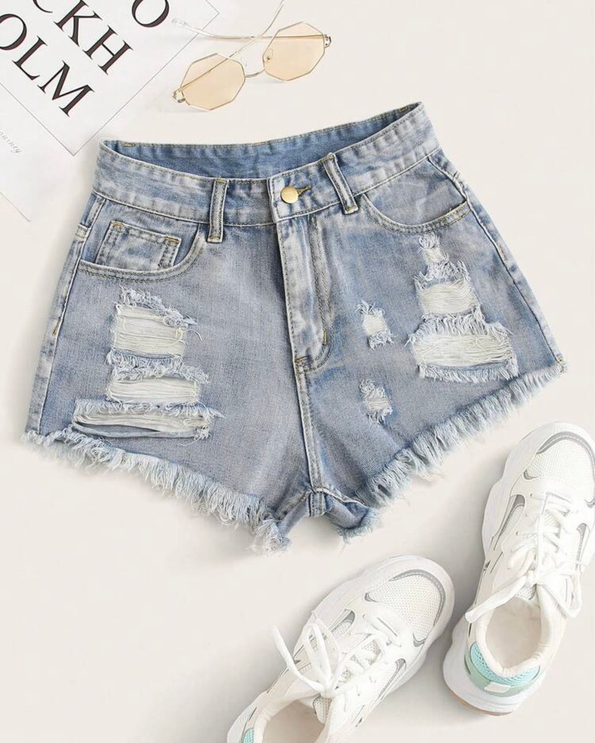 Short de mezclilla
