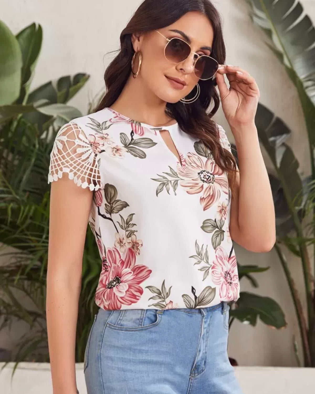 Blusa estampado floral