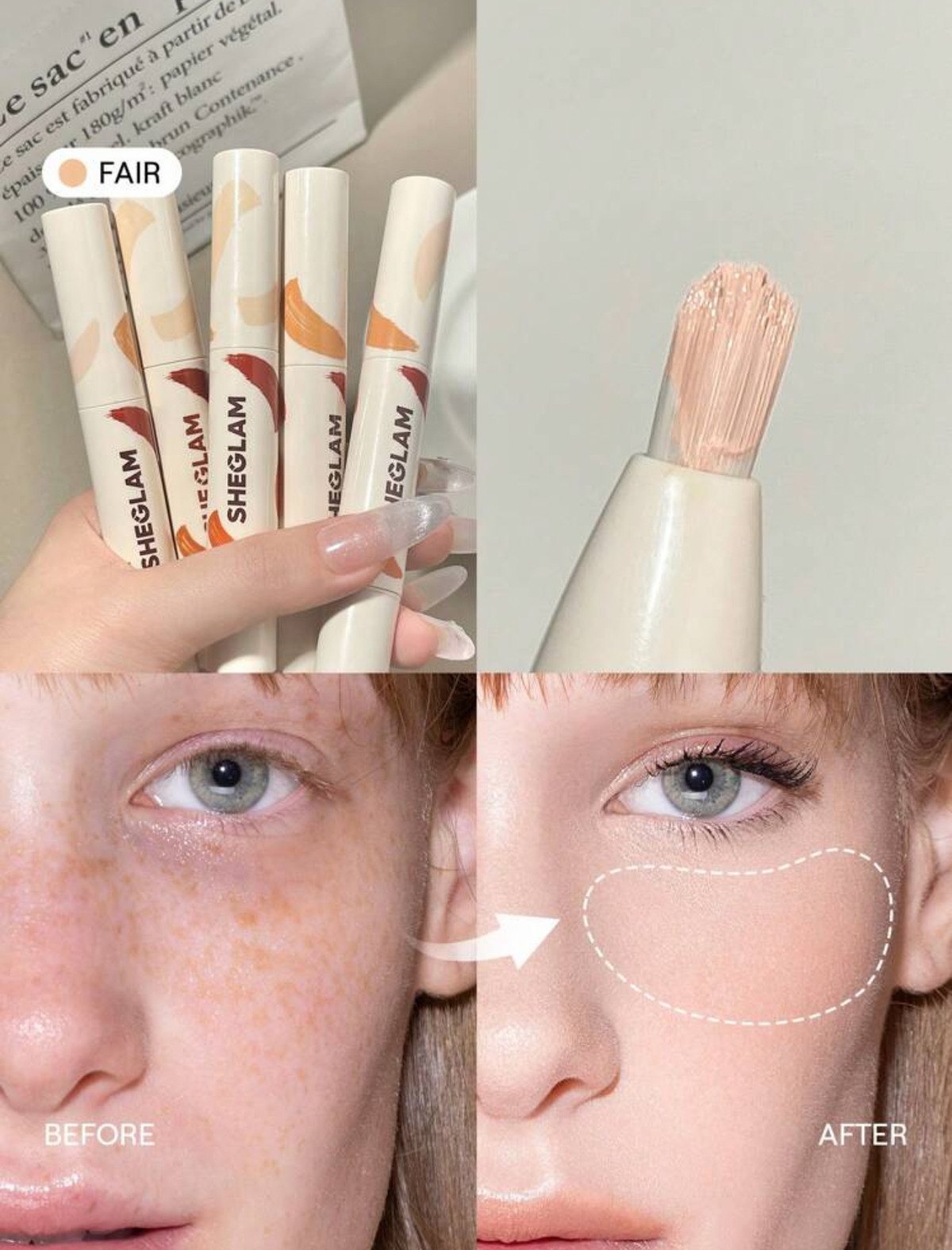 Corrector de alta cobertura SHEGLAM