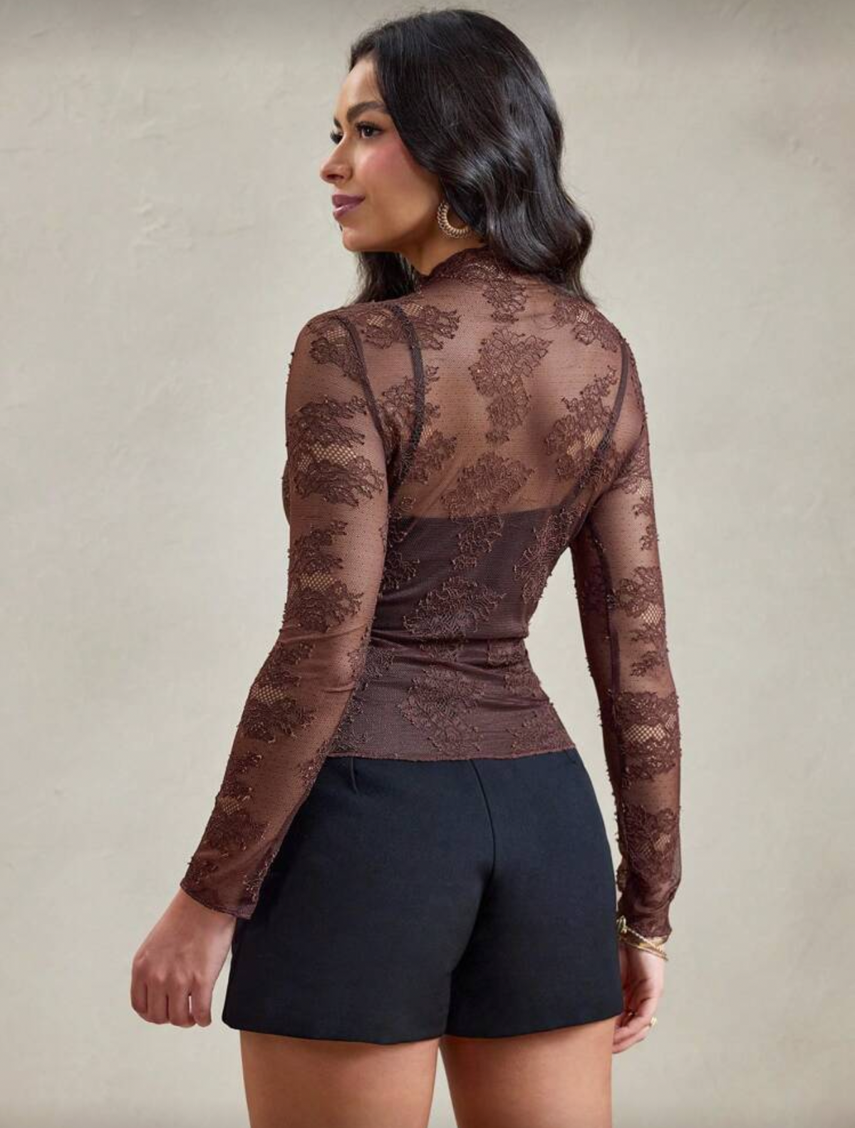 Blusa de encaje