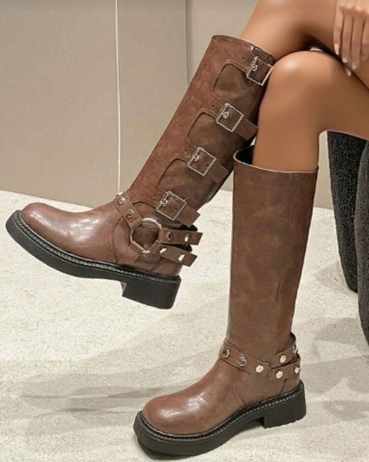 Botas cafés