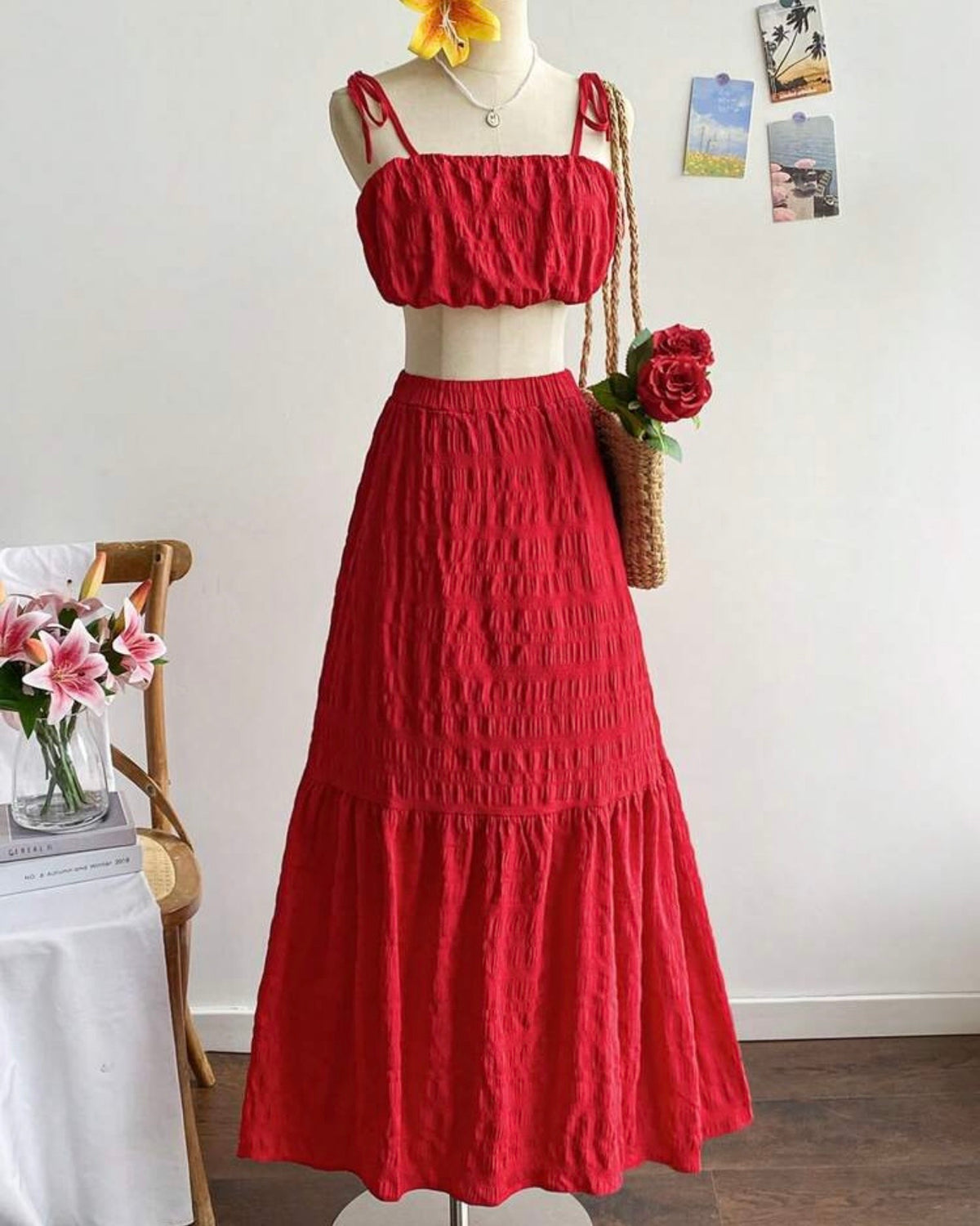 Conjunto rojo